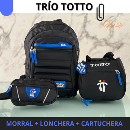 Kit Escolar X3 (Morral + Lonchera + Cartuchera)