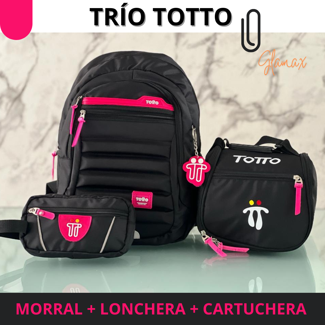 Kit Escolar X3 (Morral + Lonchera + Cartuchera)