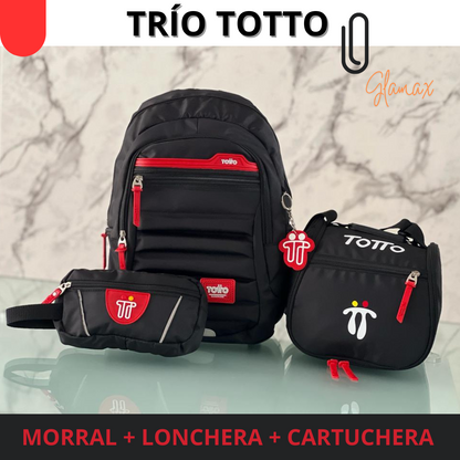 Kit Escolar X3 (Morral + Lonchera + Cartuchera)