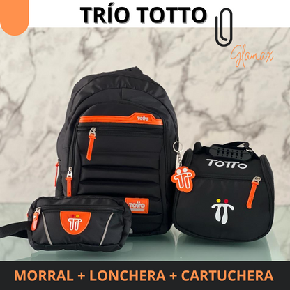 Kit Escolar X3 (Morral + Lonchera + Cartuchera)