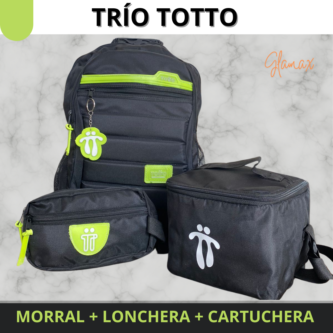 Kit Escolar X3 (Morral + Lonchera + Cartuchera)